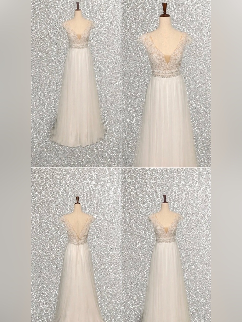 Maggie Sottero Monarch Bridal Wedding Dress Gown Size 12 $1,625